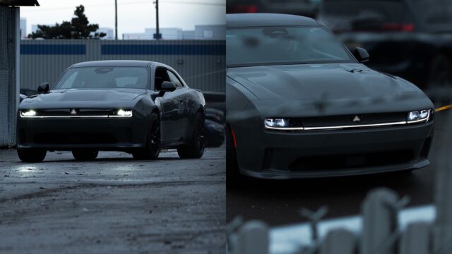 2025 Dodge Charger EV makes surprise (partial) debut